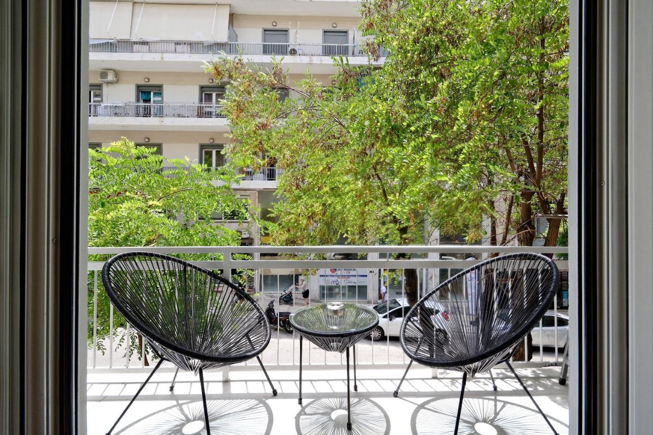 Elegant Big Apartment In Athens Center With Balcony Ngoại thất bức ảnh